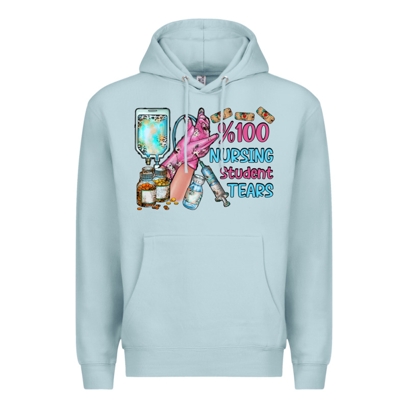 Nursing Student Tears Premium Hoodie by RacoonDesign | Teevron