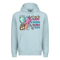 Blue Mist nursing student tears Premium Hoodie - RacoonDesign