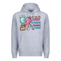 Heather Grey nursing student tears Premium Hoodie - RacoonDesign