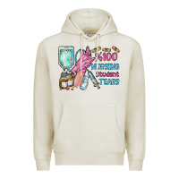 Oatmeal Heather nursing student tears Premium Hoodie - RacoonDesign