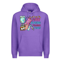 Purple nursing student tears Premium Hoodie - RacoonDesign