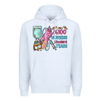 White nursing student tears Premium Hoodie - RacoonDesign
