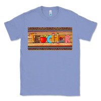 Colony Blue teacher pen apple license plate template Classic Tee - Artiststas