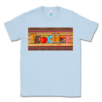 Dusty Blue teacher pen apple license plate template Classic Tee - Artiststas