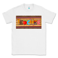 White teacher pen apple license plate template Classic Tee - Artiststas