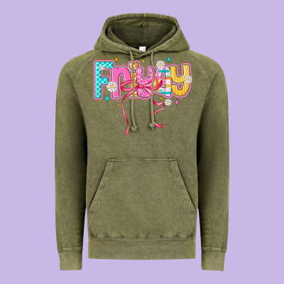 Friyay Vintage Hoodie Designed By Cowhidedigitalart