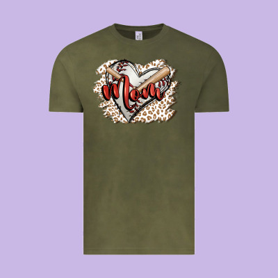 Baseball Mom Vintage Tee Designed By Fadigitalartstudio