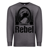 Charcoal Heather political rebel tshirt susan b anthony women's history gift Premium Sweatshirt - baoMotion