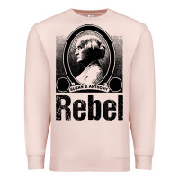 Pale Pink political rebel tshirt susan b anthony women's history gift Premium Sweatshirt - baoMotion