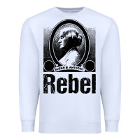 White political rebel tshirt susan b anthony women's history gift Premium Sweatshirt - baoMotion