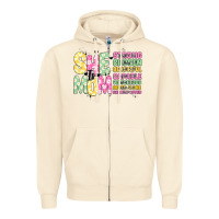 Sandshell she is mom Zipper Hoodie - JahusDesignShop