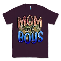 Plum Mom of Boys Mother's Day Classic Tee - CowGirlArtShop