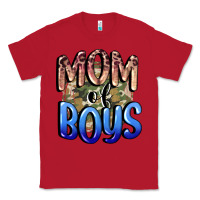 Red Mom of Boys Mother's Day Classic Tee - CowGirlArtShop