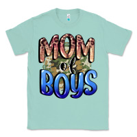 Seafoam Mom of Boys Mother's Day Classic Tee - CowGirlArtShop