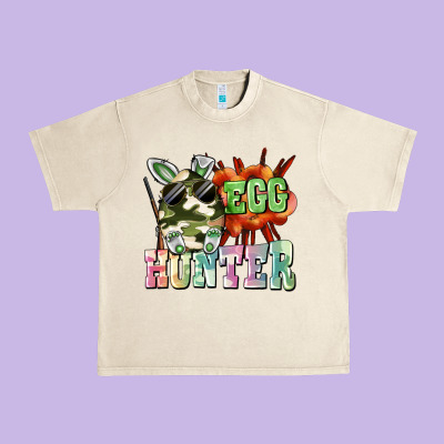 Egg Hunter Urban Heavy Tee Designed By Fadigitalartstudio