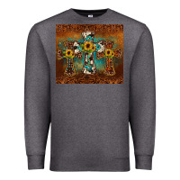 Charcoal Heather cross tumbler Premium Sweatshirt - JahusDesignShop