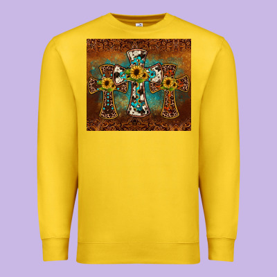 Cross Tumbler Premium Sweatshirt Designed By Jahusdesignshop