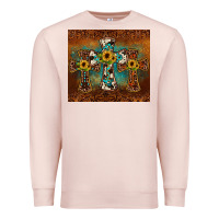 Pale Pink cross tumbler Premium Sweatshirt - JahusDesignShop