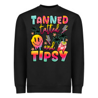 Black tanned tattled and tipsy Heavyweight Sweatshirt - JahusDesignShop