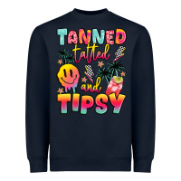 Navy tanned tattled and tipsy Heavyweight Sweatshirt - JahusDesignShop