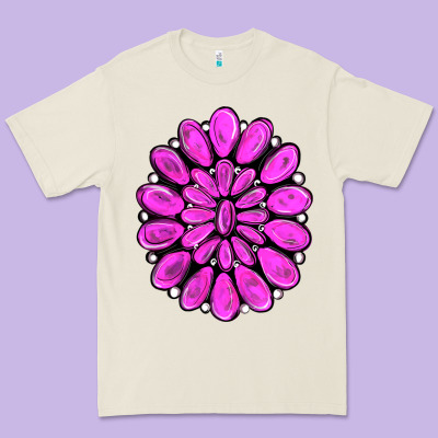 Pink Gemstone Premium Tee Designed By Ranaportraitstore