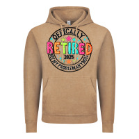 Vintage Coffee Officially Retired 2025 not my problem anymore Vintage Hoodie - CowhideDigitalArt