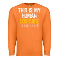 Carrot human costume raptor halloween velociraptor lazy easy t shirt Premium Sweatshirt - baoMotion