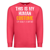 Cardinal human costume raptor halloween velociraptor lazy easy t shirt Premium Sweatshirt - baoMotion