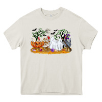 Cream halloween chicken Heavy Core Tee - CowGirlArtShop