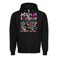 Black mama it's okay Zipper Hoodie - JahusDesignShop