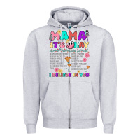 Heather Grey mama it's okay Zipper Hoodie - JahusDesignShop