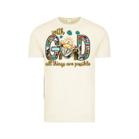 Vintage Arctic with god all things are possible with baby jesus bbs Vintage Tee - BundleAndBundleShop