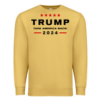 Antique Gold donald trump 2024 take america back Premium Sweatshirt - baoMotion