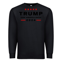 Black donald trump 2024 take america back Premium Sweatshirt - baoMotion