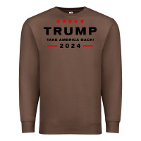 Chestnut donald trump 2024 take america back Premium Sweatshirt - baoMotion