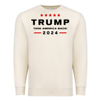 Sandshell donald trump 2024 take america back Premium Sweatshirt - baoMotion