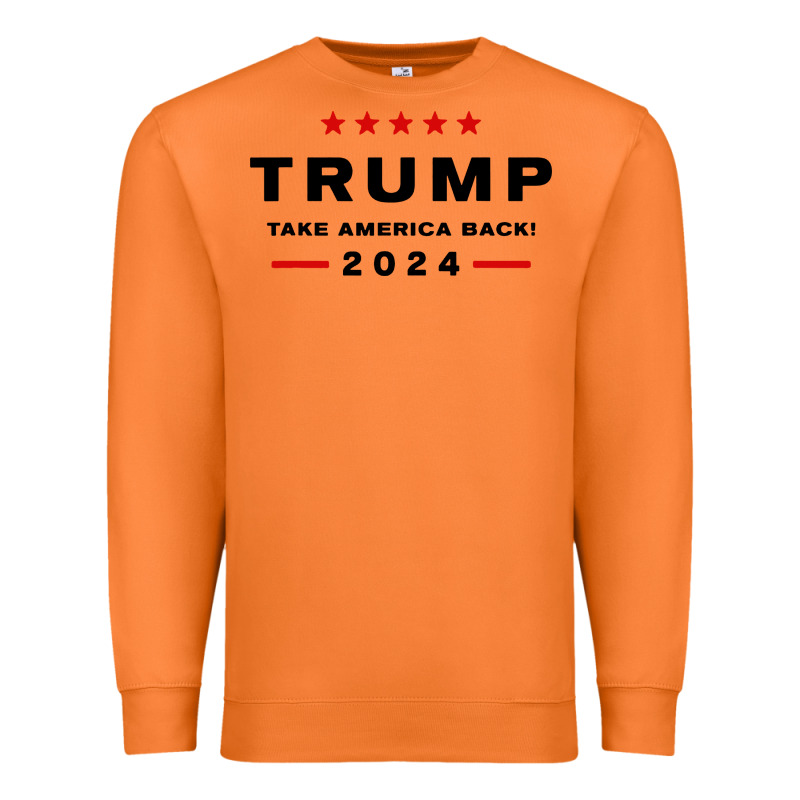 Donald Trump 2024 Take America Back Premium Sweatshirt by baoMotion | Teevron