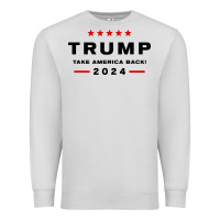 Dove Grey donald trump 2024 take america back Premium Sweatshirt - baoMotion