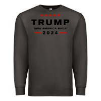 Smoke donald trump 2024 take america back Premium Sweatshirt - baoMotion