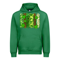 Emerald st patricks day brush stroke Urban Hoodie - RanaPortraitStore