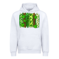 White st patricks day brush stroke Urban Hoodie - RanaPortraitStore