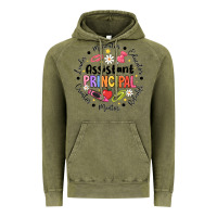 Vintage Olive Principal Assistant Vintage Hoodie - CowhideDigitalArt