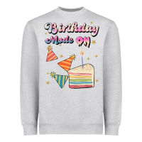 Heather Grey birthday mode on Heavyweight Sweatshirt - JahusDesignShop