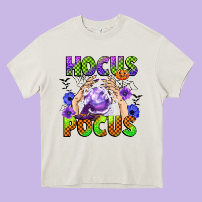 Hocus Pocus Heavy Core Tee Designed By Cowgirlartshop