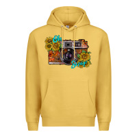 Antique Gold oh snap Premium Hoodie - RacoonDesign