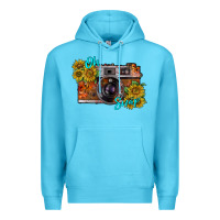 Ocean Blue oh snap Premium Hoodie - RacoonDesign