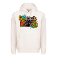 Pale Pink oh snap Premium Hoodie - RacoonDesign