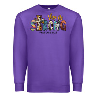 Purple she i̇s strong proverbs 31 25 Premium Sweatshirt - JahusDesignShop