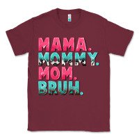 Burgundy Mama Mommy Mom bruh Mother's Day Classic Tee - CowGirlArtShop