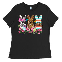 Black Western Easter peeps Ladies Tee - OliviaCreatesArt
